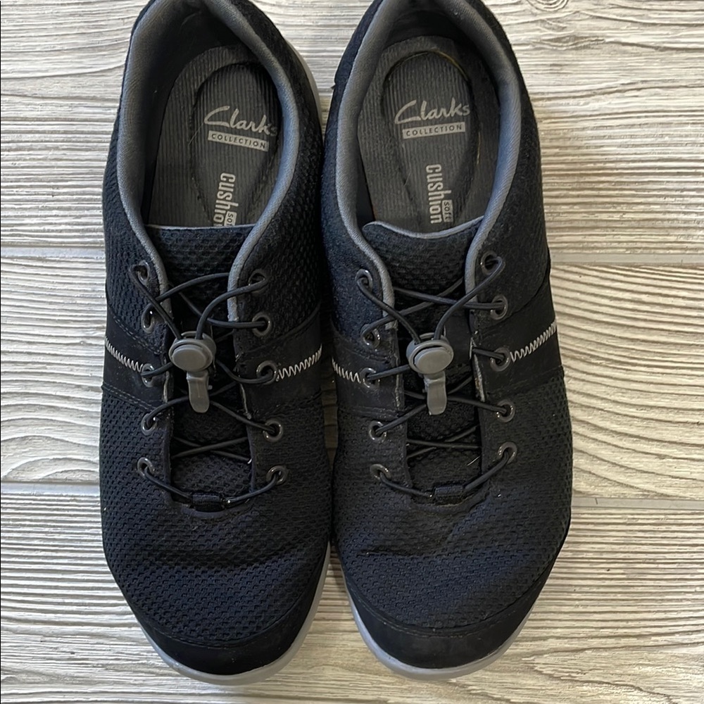 Clarks Black Sneakers Comfortable Everyday Wear